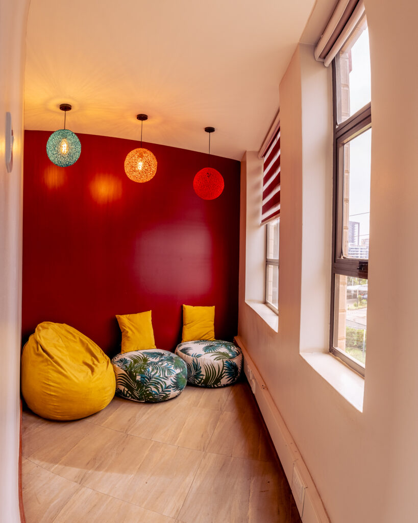 MJD Recreational space with 3 bean bags